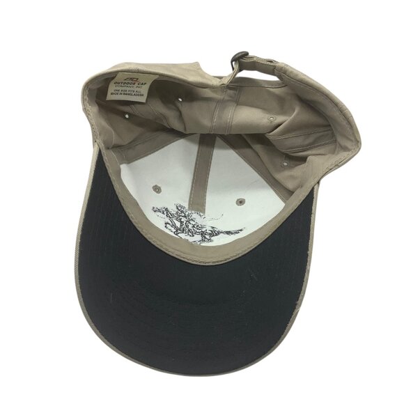 Winchester Beige Adjustable Baseball Cap Embroidered Logo Outdoor Cap OS Horse - Picture 5 of 5